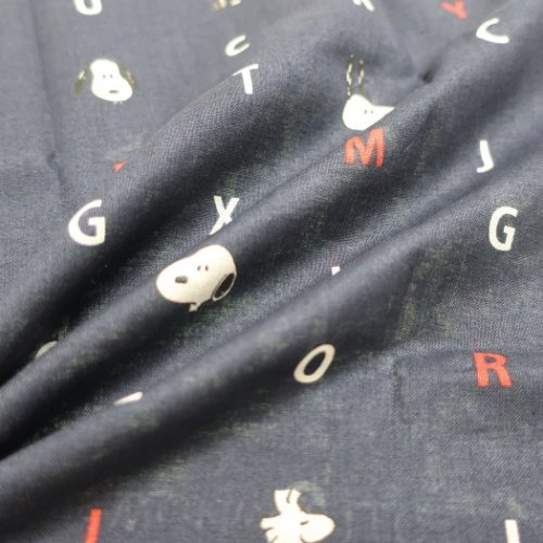 スヌーピー エコバッグ ハンカチ ショッピングバッグ アルファベット ピーナッツ キャラクター グッズ メール便可