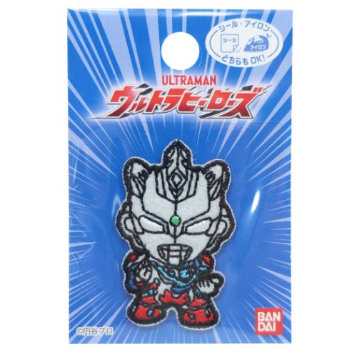 ウルトラヒーローズ ワッペン アイロンパッチシール ウルトラマンZアルファエッジ 特撮ヒーロー キャラクター グッズ メール便可