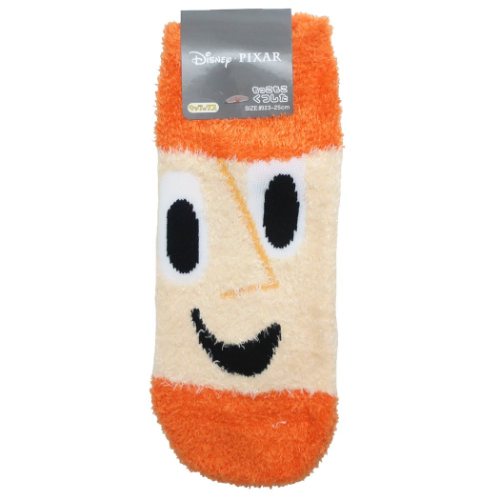 トイストーリー レディース もこもこ ショートソックス 女性用 防寒 室内 靴下 ウッディフェイス ディズニー メール便可
