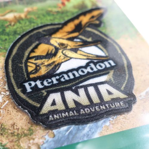 ワッペン アイロンパッチシール アニア アニマルアドベンチャー 恐竜 プテラノドン キャラクター グッズ メール便可
