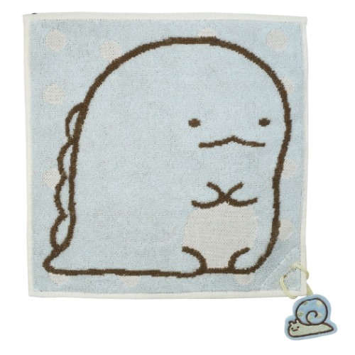 すみっコぐらし ハンカチタオル ジャガード ミニタオル とかげとにせつむり サンエックス キャラクター グッズ メール便可