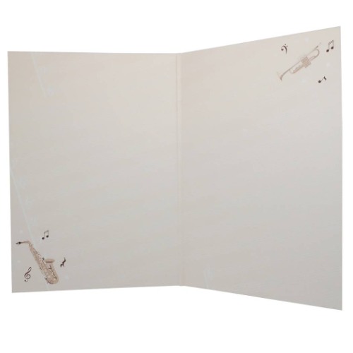 色紙 音楽 二つ折り メッセージボード 吹奏楽部 部活シリーズ 寄せ書き グッズ