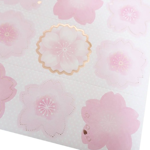 メッセージ 色紙シール セット 桜 メモリアル雑貨 寄せ書き グッズ メール便可