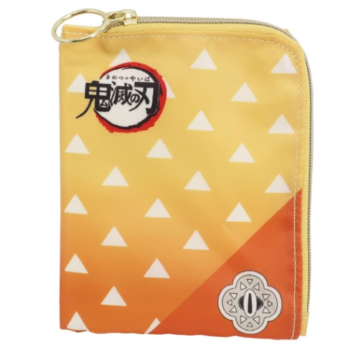 鬼滅の刃 不織布マスク携帯ケース 我妻善逸 抗菌 折りたたみ マスク コスメポーチ 少年ジャンプ アニメキャラクター グッズ メール便可