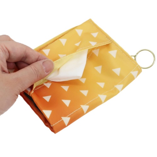 鬼滅の刃 不織布マスク携帯ケース 我妻善逸 抗菌 折りたたみ マスク コスメポーチ 少年ジャンプ アニメキャラクター グッズ メール便可