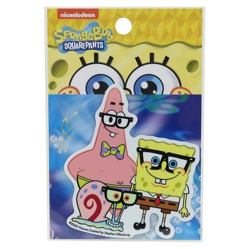 スポンジボブ 防水 ビッグ シール ダイカット トラベル ステッカー SPO-007 キャラクター グッズ メール便可