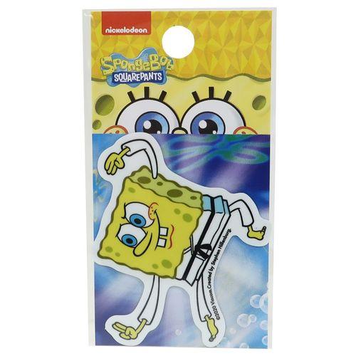 スポンジボブ 防水 シール ダイカット ミニ ステッカー SPO-016 キャラクター グッズ メール便可