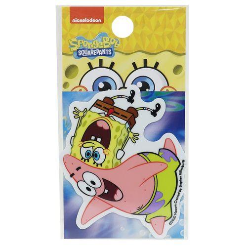スポンジボブ 防水 シール ダイカット ミニ ステッカー SPO-019 キャラクター グッズ メール便可
