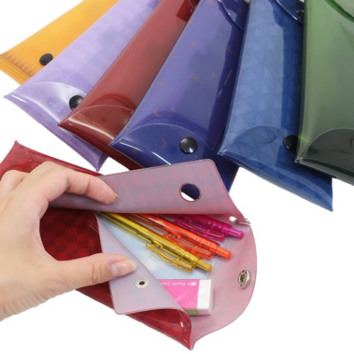 ツイステ グッズ クリア マルチ フラット ペンケース 筆箱 ハーツラビュル ツイステッドワンダーランド キャラクター 雑貨 メール便可