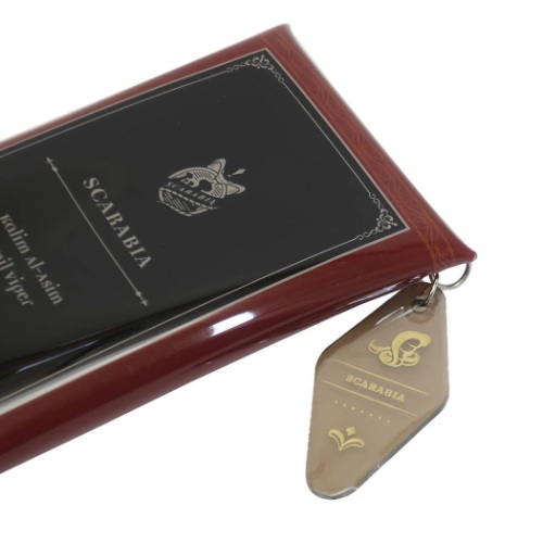 ツイステ グッズ クリア マルチ フラット ペンケース 筆箱 スカラビア ツイステッドワンダーランド キャラクター 雑貨 メール便可