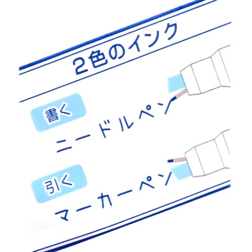 カラーペン ニードルペン & マーカーペン Ninipie ニニピー 新学期準備雑貨 グッズ メール便可