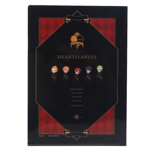 ツイステッドワンダーランド A4 シングル クリアファイル ハーツラビュル ディズニー キャラクター グッズ メール便可