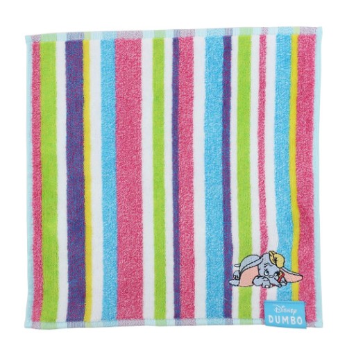 ダンボ ミニタオル 抗菌防臭 ハンカチタオル ぺたんこ ディズニー キャラクター グッズ メール便可