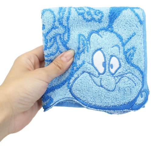 アラジン ミニタオル 抗菌防臭 ジャガード ハンカチタオル ジーニー ポップフェイス ディズニー キャラクター グッズ メール便可