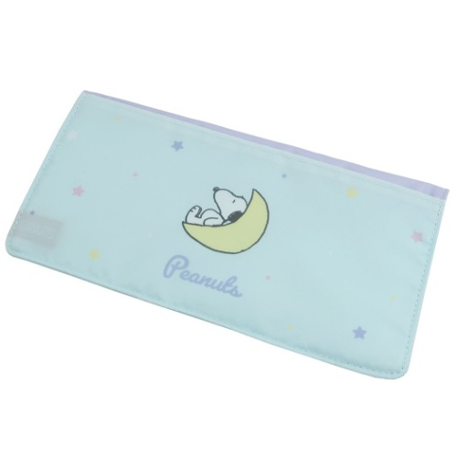 スヌーピー 不織布マスクケース フラット レター型 抗菌 フラット マスクポーチ おやすみ ピーナッツ キャラクター グッズ メール便可