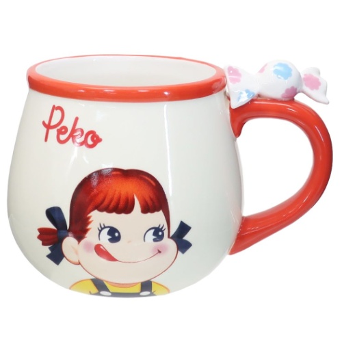 不二家のペコちゃん マグカップ フィギュア付き MUG キャラクター グッズ