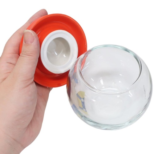 不二家のペコちゃん 保存容器 ガラス キャニスター キャラクター グッズ