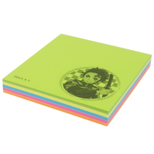 鬼滅の刃 付箋 5カラー ネオン ふせん Aタイプ 少年ジャンプ アニメキャラクター グッズ メール便可