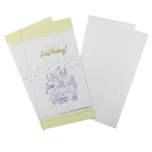 スヌーピー 祝儀袋 お祝い袋 バースデー お誕生日 パーティー ピーナッツ キャラクター グッズ メール便可