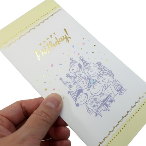 スヌーピー 祝儀袋 お祝い袋 バースデー お誕生日 パーティー ピーナッツ キャラクター グッズ メール便可