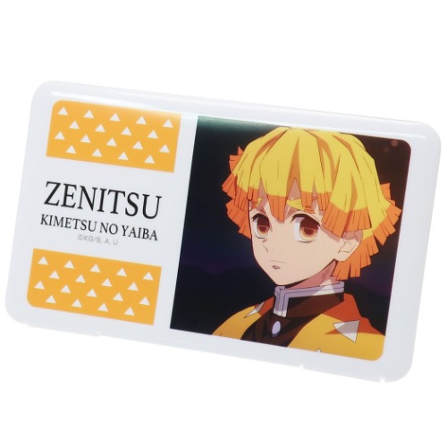 鬼滅の刃 抗菌 マスクケース 我妻善逸 不織布マスク携帯ケース 少年ジャンプ アニメキャラクター グッズ メール便可