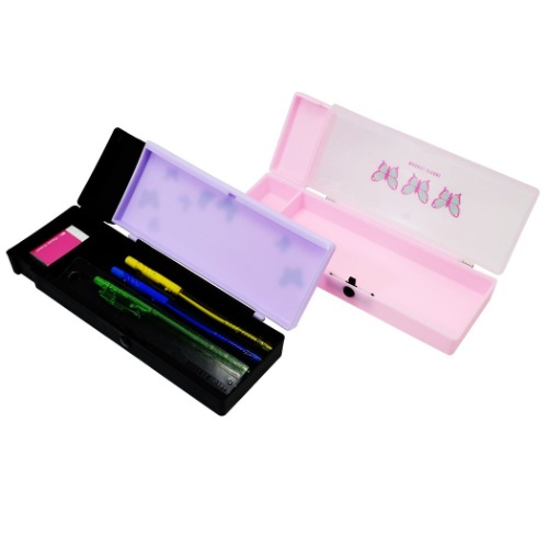 和柄びより プラペンケース 筆箱 チョウ ムラサキ 小学生 中学生 高校生 女の子 グッズ