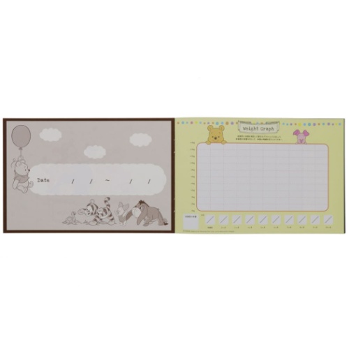 くまのプーさん エコー写真アルバム ベビーダイアリー &mom ディズニー キャラクター グッズ メール便可