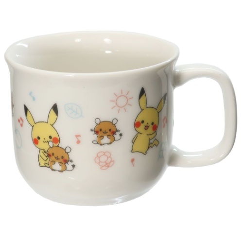 モンポケ 磁器製 こども マグカップ キッズ食器 ピカチュウ ポケモン キャラクター グッズ