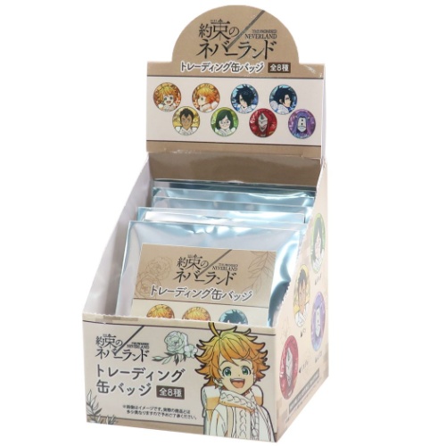 約束のネバーランド 缶バッジ トレーディングカ ンバッジ エマ レイ ドン ギルダ ソンジュ ムジカ 少年ジャンプ メール便可