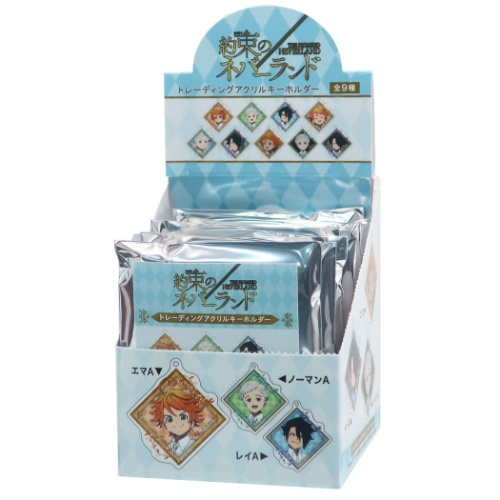 約束のネバーランド トレーディング アクリルキーホルダー キーリング エマ ノーマン レイ 少年ジャンプ メール便可