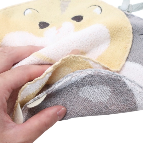 ループタオル 吊り下げ ミニタオル アニまるまるタオル まるハムスター プレゼント グッズ メール便可