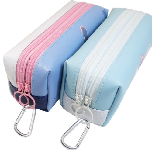 筆箱 カラビナ付き ツインファスナー ペンケース ジブンマニア EMOTION MELODY かわいい 女の子 グッズ