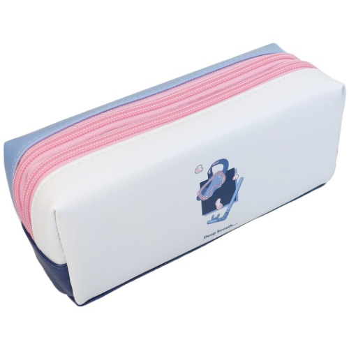 筆箱 カラビナ付き ツインファスナー ペンケース ジブンマニア EMOTION MELODY かわいい 女の子 グッズ