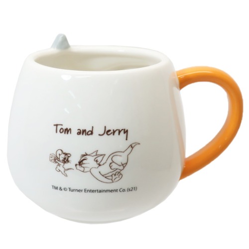 トムとジェリー マグカップ 磁器製 フェイス マグ トム ワーナーブラザース キャラクター グッズ