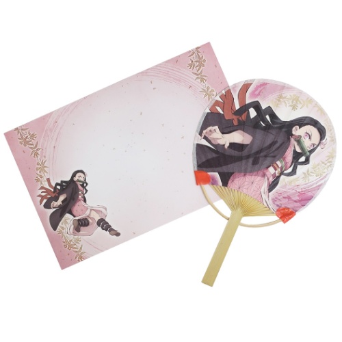 鬼滅の刃 サマーカード 竹うちわ豆だより 竈門禰豆子 少年ジャンプ アニメキャラクター グッズ メール便可