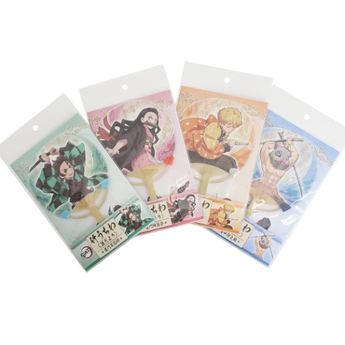 鬼滅の刃 サマーカード 竹うちわ豆だより 我妻善逸 少年ジャンプ アニメキャラクター グッズ メール便可