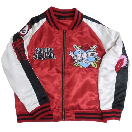 スーサイドスクワッド スカジャン アウター クレイジーハーレイクイン