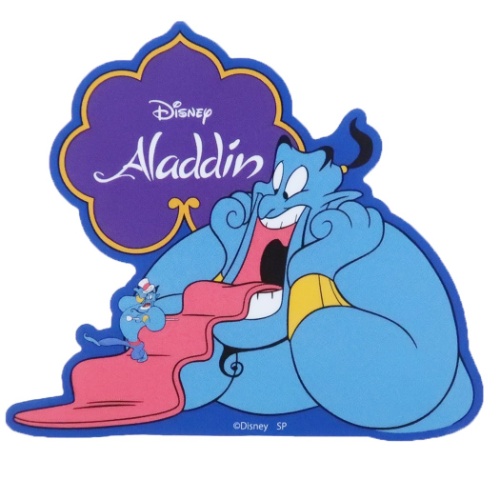 ディズニー ステッカー ダイカット ビニール ステッカー ジーニー アラジン キャラクター グッズ メール便可