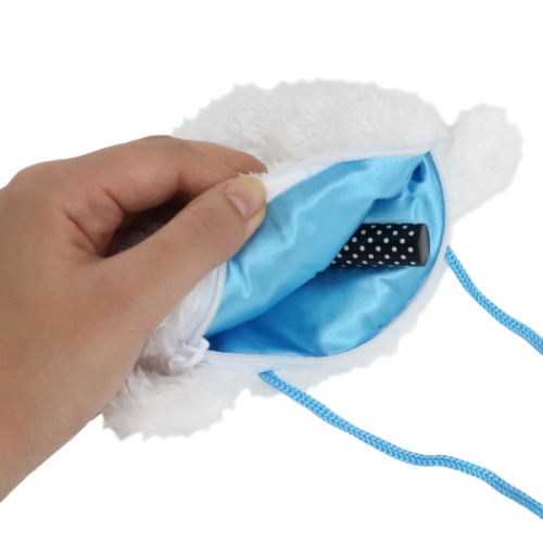 クレヨンしんちゃん ポシェット ぬいぐるみネックポーチ シロ アニメキャラクター グッズ