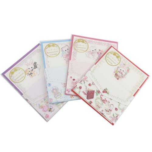 飴ノ森ふみか ミニ レターセット 手渡し 手紙セット ゴシック ガーリーイラスト グッズ メール便可