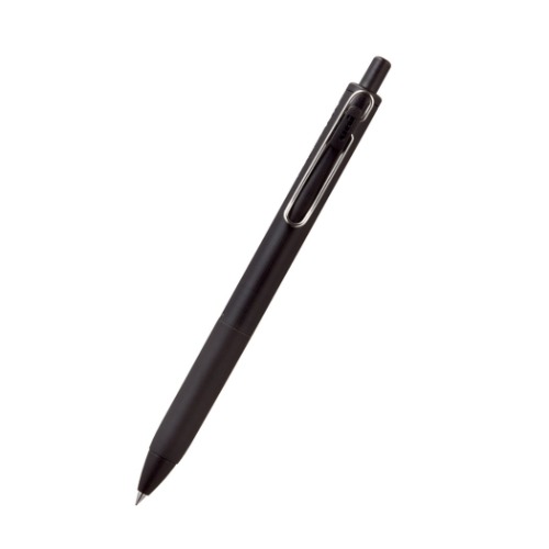ボールペン ユニボール ワン ゲルインクボールペン 0.38mm 黒 黒軸 uni-ball ONE 小学生 中学生 高校生 大人 グッズ メール便可