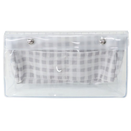 IROMEE ペンケース クリア ハイ ペンポーチ チェックシリーズ おしゃれ グッズ