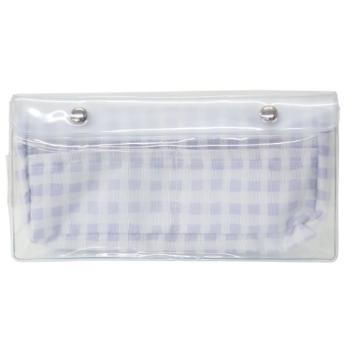 IROMEE ペンケース クリア ハイ ペンポーチ チェックシリーズ おしゃれ グッズ