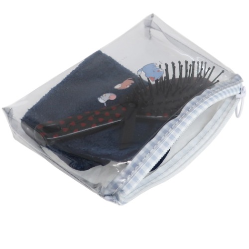 トムとジェリー ペンケース クリアフラット ペンポーチ チェック ワーナーブラザーズ キャラクター グッズ