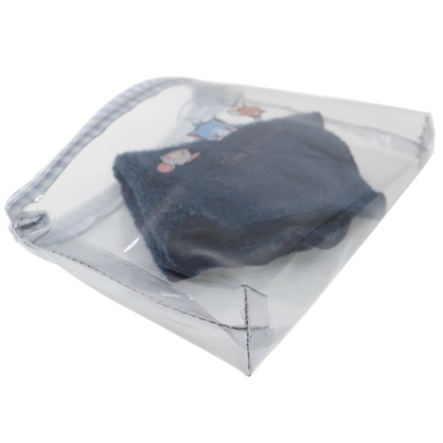 トムとジェリー ペンケース クリアフラット ペンポーチ チェック ワーナーブラザーズ キャラクター グッズ