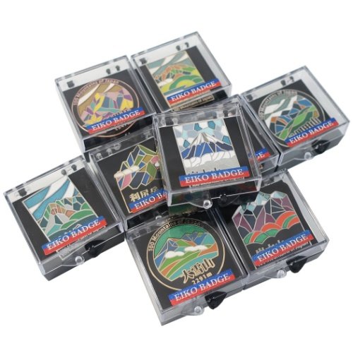 日本百名山 ピンバッジ ステンド スタイル ピンズ 早池峰山 トレッキング 登山 グッズ メール便可
