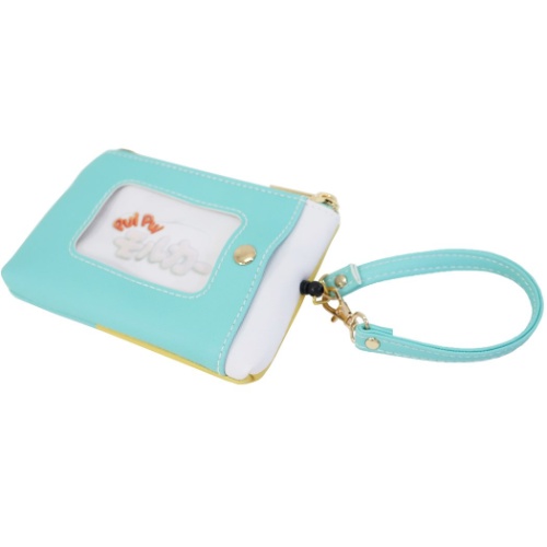 PUIPUIモルカー 小銭入れ ＆ 定期入れ リール付き マルチICカードケース チョコ キャラクター グッズ