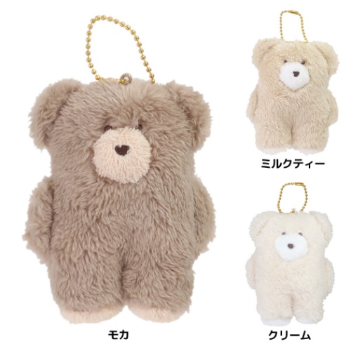 モコモカ ぬいぐるみ キーホルダー ボールチェーン付き マスコット mocomocha バッグチャーム グッズ