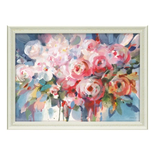 ダンフイナイ 額付き ポスター Danhui Nai フル フラワーズ ギフト インテリア 取寄品