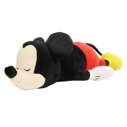 ミッキーマウス ダイカット クッション スリープレッド ディズニー キャラクター グッズ